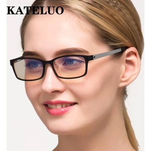 KATELUO 2020 Brand Computer Goggles Anti Blue Light Fatigue Radiation-resistant Reading Glasses Prescription Eyeglasses Frame