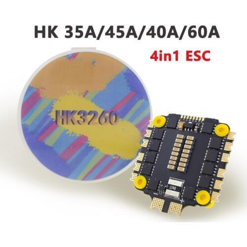 HAKRC HK 32BIT 40A 60A BLHeli-32 4in 1 ESC Speed Controller 8BIT 35A 45A BLHeli-S DShot150/300/600 Ready STM32F051 Advanced PCB