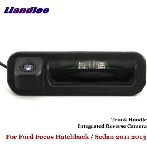 Liandlee For Ford Focus 2011 2012 2013 2014 2015 Car Reverse Camera Rear View Backup Parking Camera / Integrated Trunk Handle