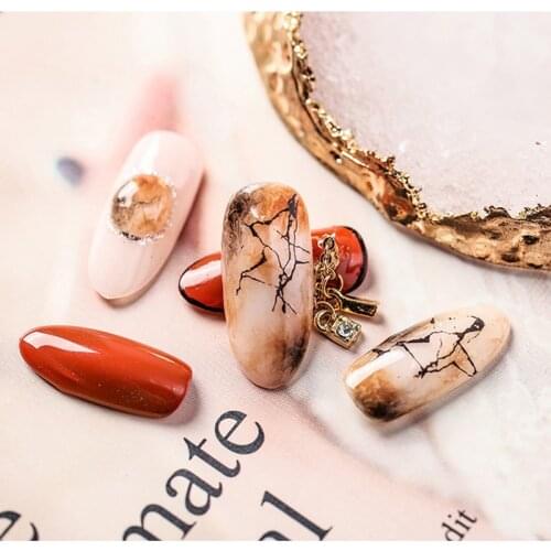 Fashion 1Sheet 3D Water Decals Nail Art Stickers black color line shape Stickers for Nails Sticker Decorations Manicure Z042