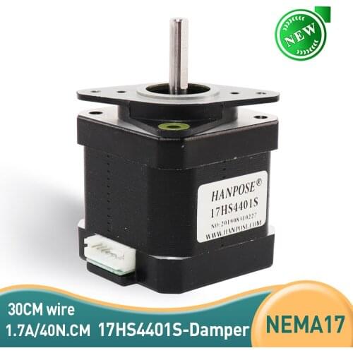 Nema17 Stepper Motor 42 motor 1.7A 40N.CM 17HS4401S with Shock absorber For 3D Printer Monitor Equipment Free shipping