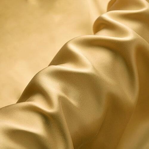 Silk Fabric 100% Silk Mulberry 19Momme Silk Solid Color Multicolor Width 114cm Plain Dyed Silk Free Shipping