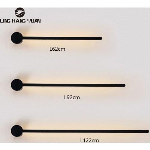 Modern Led Wall Light Sconce Wall Lamp Black 110V 220V Wall Led for Bathroom Light Living room Bedroom Bedside Light Mirror Lamp