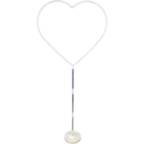 Wedding Decoration Balloon Stand Ballons Column Bracket Road Leading Heart Shaped Sky Circle Party Decor Accessories Holder