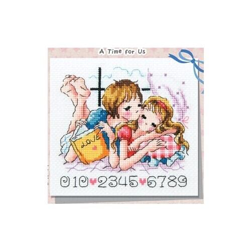 TOP SO4 Cartoon Package Craft Stich Cross Stitch Cotton Fabric Needlework Embroidery Crafts Counted Cross-Stitching Kits