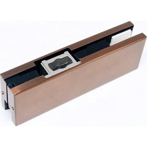 Hot Sale Rose Golden Glass Door Clamp Patch Fitting Glass Door Pull Handle Hardware