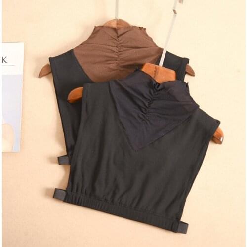 Female 2021 Turtleneck Fake Collar Women Neck Fake Half Shirt Faux Col False Collar For Sweater Shirts Stand Detachable Collar