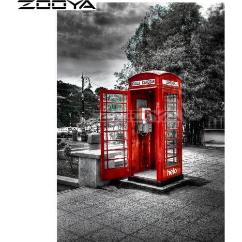 ZOOYA Diamond Embroidery 5D DIY Diamond Painting Paris Street Landscape Diamond Painting Cross Stitch Rhinestone Mosaic BK148