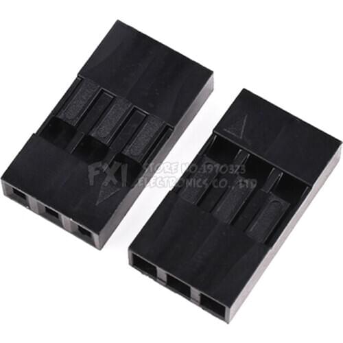 100PCS/Lot Single 3P 2.54mm 1X3P 1*3P For Dupont Jumper Wire Cable Housing Female Pin Connector