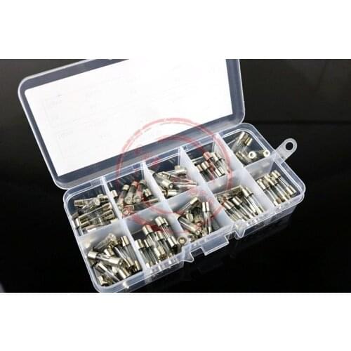 100PCS FUSE 5*20 5X20 5MM * 20MM Glass insurance tube safety Free shipping 5X20MM