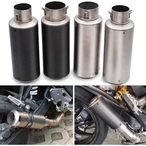 51mm 61mm Motorcycle pipe exhaust with DB killer Exhaust Pipe Muffler For Suzuki GSF1200 GSF1250 GSF650 BANDIT dl 1000 650