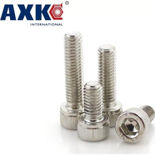 AXK M5*5 M5x5 M5*6 M5x6 M5*8 M5x8 304 316 Stainless Steel ss Metric Therad DIN912 Allen Head Bolt Hex Hexagon Socket Cap Screw