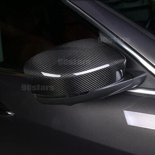Full Real Carbon Fiber Car Side Mirror Cover for Maserati Levante 2016-2020 Sun Protection Cover for Car Rearview Mirror