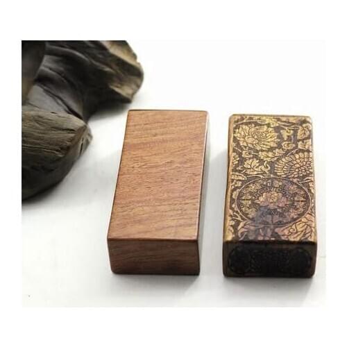 20 Cigarette Female Wood Grain Cigarette Case Cigarette Box Slim Portable Storage Sealed High-Grade Handmade Natural Gifts