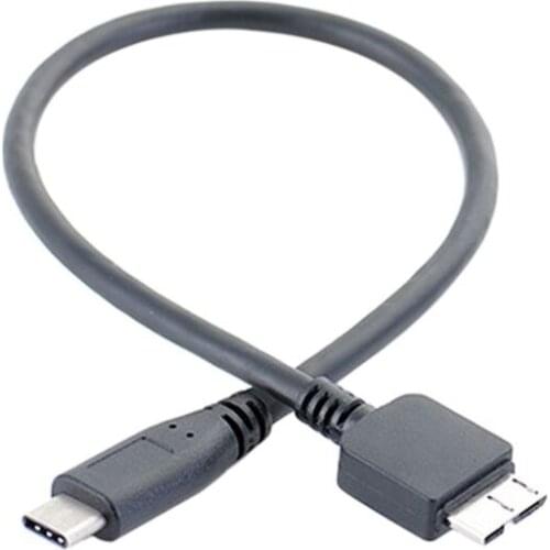 USB 3.1 Type-C to USB 3.0 Micro B Cable Connector Data Line for Hard Drive Smartphone Cell Phone PC Computers LX0B