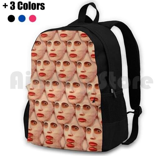 Alyssa Edwards Beauty Mask Pattern Outdoor Hiking Backpack Riding Climbing Sports Bag Alyssa Edwards Beauty Face Pattern Funny