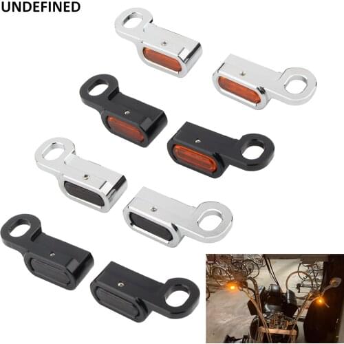 Motorcycle Mini LED Lamp Turn Signal Amber Light 12V For Harley Touring Road King Electra Glide 2009-20 FXSE Fat Boy Slim V-Rod