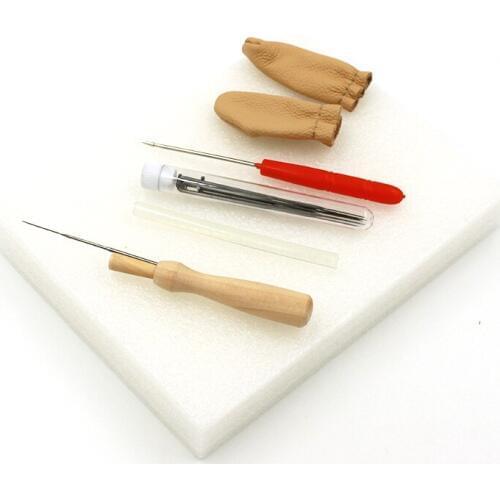 1 Set Felting Wool Needle Craft Kit Felting Wool Kit Needle Felting Mat Starter Knitting Tool Kit DIY Craft Accessories Tools