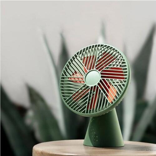 Xiaomi Forest Desktop Fan Rainforest Version Mini Fan Rechargeable Handheld Removable Super Wind Silent Fan Cooler For Home