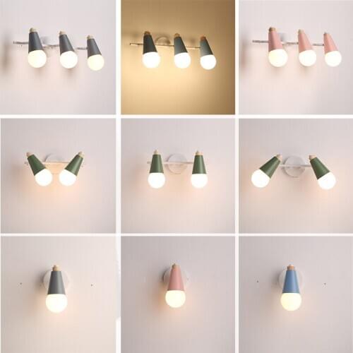 Nordic mirror lamp led cloakroom wall lamp bathroom bathroom mirror cabinet lamp dressing table dressing lamp mirror lamp