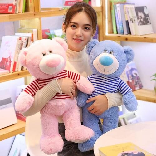 New Dress Bear Doll Animal Plush Toys Cute Soft Pillow Plush Toy Creative Easeful Cushion Stuffed Baby Gift Creative Room Decor