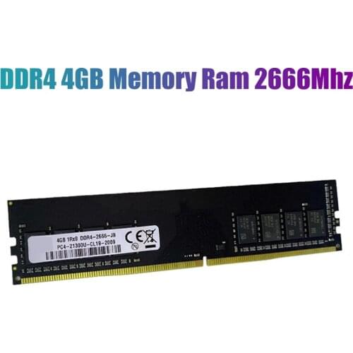 DDR4 4GB Memory Ram 2666Mhz PC4-21300 1.2V 284PIN DIMM Support Dual Channel for AMD Desktop Memoria