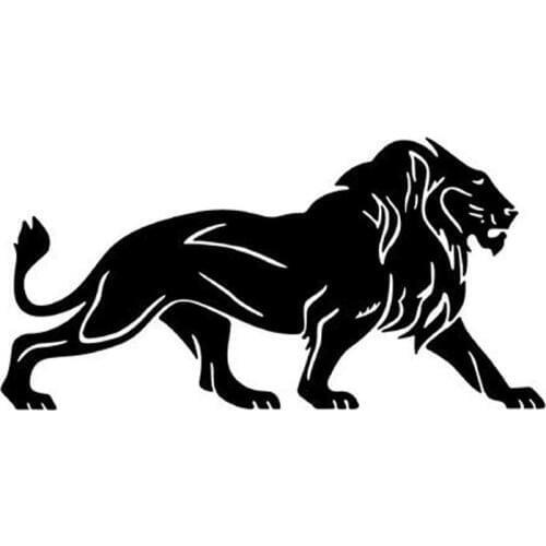 A Pair Of LIONS Personality Reflective Car Sticker Decal Decorative Cover Scratches Sticker Animal Stickers CT-501