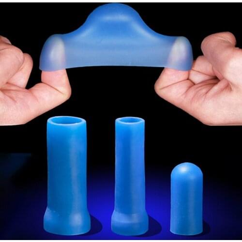 Penis Exerciser Ring cock Extender Enlarger Enlargement Enhance Silicone Sleeve Glans Protector Cap Dick for man Sex toys shop