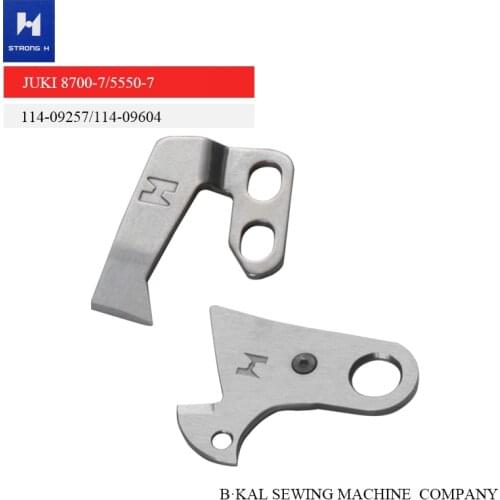 STRONG H brand 8700-7 DDL-5550-7 moving knives industrial sewing machine spare parts 114-09257/114-09604