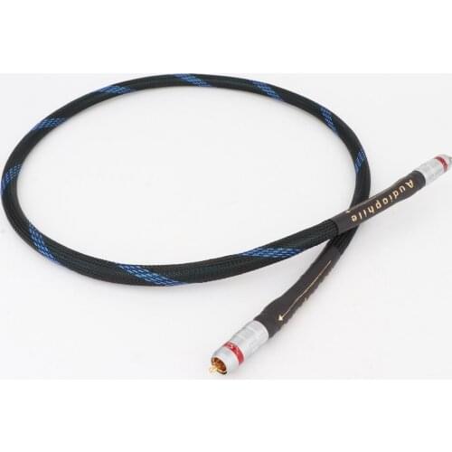 High quality OFC Copper digital coaxial audio cable hifi digital RCA CABLE 1m