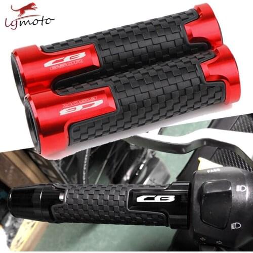 Wiith Logo For HONDA CB650R CB 650R 2019-2020 Hot Deals Motorcycle Accessories Anti-Slip Handle Bar Grip Rubber Handlebar Grips