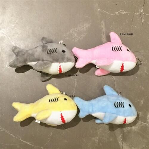 4Colors, 12CM Length , Animal Shark Plush Stuffed TOY DOLL , Childrens Wedding Gift Plush Toys