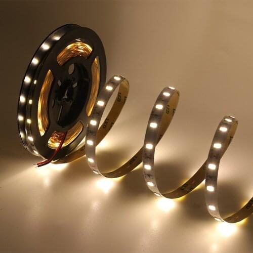 5m SMD5630 Led Strip Light DC12V 60LEDs/M Flexible Led Tape Ribbon Diode 10mm PCB Width White/Warm White/Red/Green/Blue