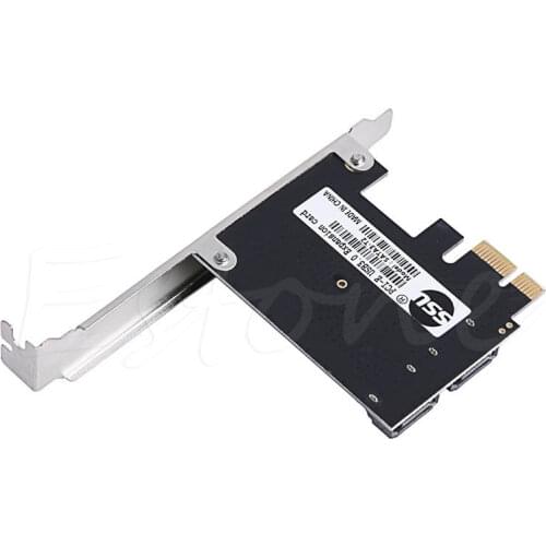 6G PCIe PCI Express to SATA3.0 2-Port SATA III Expansion Controller Card Adapter