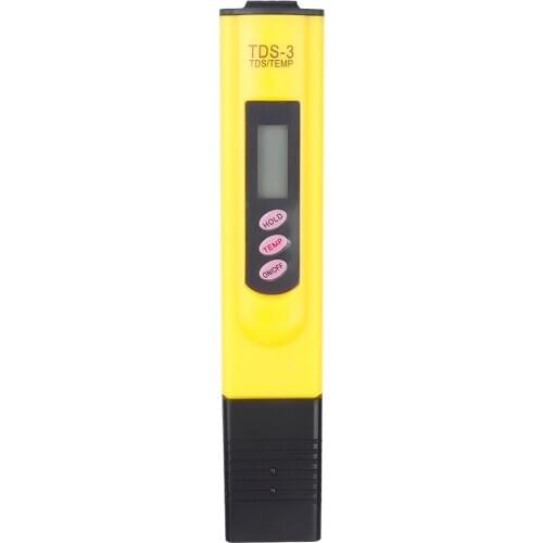 Digital LCD TDS Meter Thermometer Pen of Tester Accuracy 0.1 Aquarium Pool Water Wine Urine Automatic Calibration