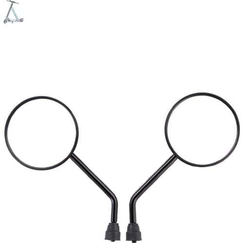Coolride 2pcs 8mm/10mm Universal Motorcycle Round Side Back View Mirror motorbike Side Mirrors e-bike Scooter Rearview