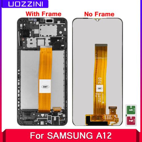 Super Quality AAA+ LCD For Samsung Galaxy A12 A125F A125F/DS Display With/No frame Touch Screen Digitizer Assembly Replacement