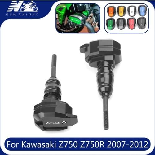 For Kawasaki Z750 Z750R 2007-2012 2011 Motorcycle CNC Falling Protection Frame Slider Fairing Guard Anti Crash Pad Protector
