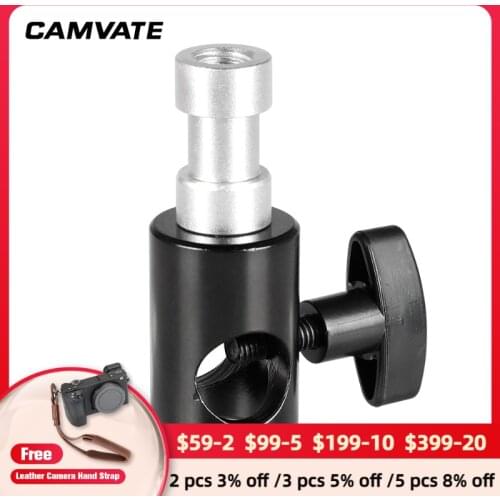 CAMVATE Light Stand Head With 3/8"-16 Female Thread Mount C2165
