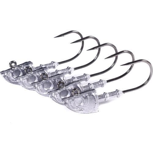 Jig Head Hooks 3.5g 5g 9g 13g 21g 28g 36g 55g 75g 150g Lead Head Hook Lure Hook Jig Head Fishing Tackle Hooks