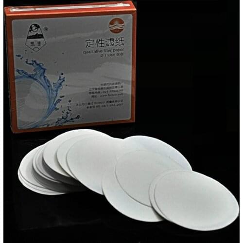 Qualitative Filter Paper Diameter 11 cm Circular Oil Detection Filter Paper Laboratory Filtration Paper Free Shipping 100Pcs/pk
