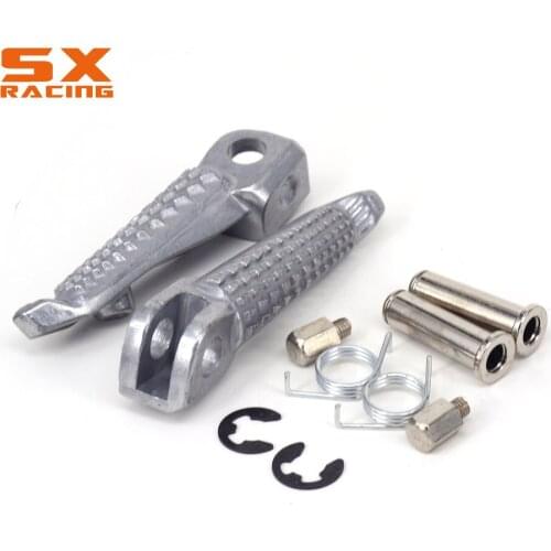 Motorcycle Street Bike Rear Foot Pegs Pedal For KAWASAKI Ninja ZX6R ZX10R 650R ER-6N ER-6F ER6 KLE650 Z750 Z1000 Z1000SX