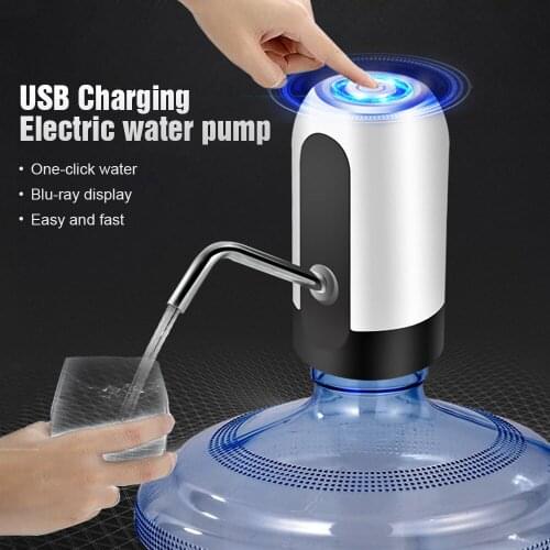 Bottle Pump USB Charging Automatic Electric Water Dispenser Pump One Click Auto Switch Drinking Dispenser Home Diy Dropshipping