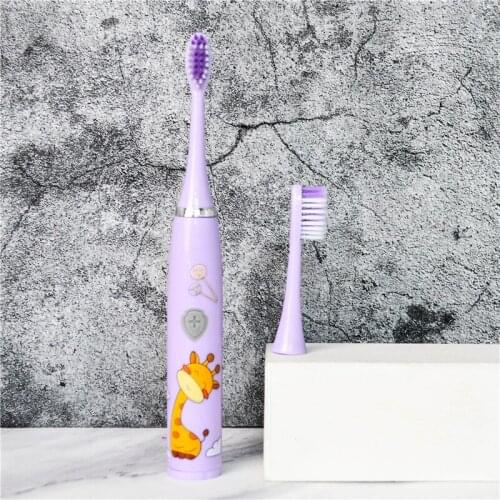 New Cartoon Pattern Children Electric Toothbrush Ipx7 Waterproof Cartoon Pattern Children Replaceable Aa Battery Version For Kid