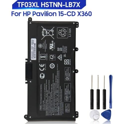 Original Replacement Battery For HP Pavilion X360 14-CD Series HSTNN-LB7J HSTNN-LB7X Q188 Q190 TF03XL Genuine Battery 3630mAh