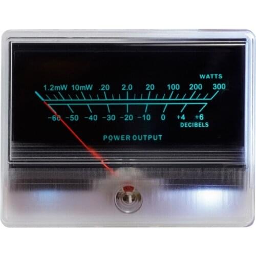 6V-12V Panel VU Meter Bulb Warm Back Light Recording Level Amp Meter VU Meter Stereo Amplifier Board DB Sound Level