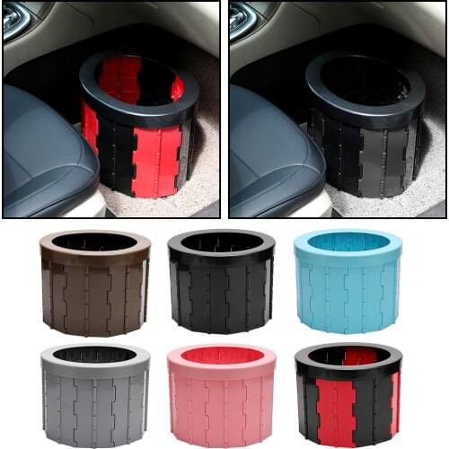 Portable Folding Toilet Bucket Plastic Toilet Seat for Camping Hiking Round Washable Commode Bucket