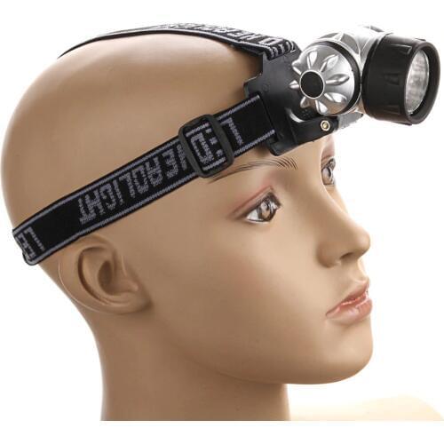 14LED Adjustable Head-Lamp with Pivoting Light-Head