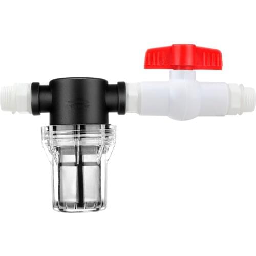 Garden Hose Filter for Pressure Washer Inlet Water,Water Pump Strainer Filter with 80 Mesh Screen and 2 Pcs of O-Ring 3/4" 1"