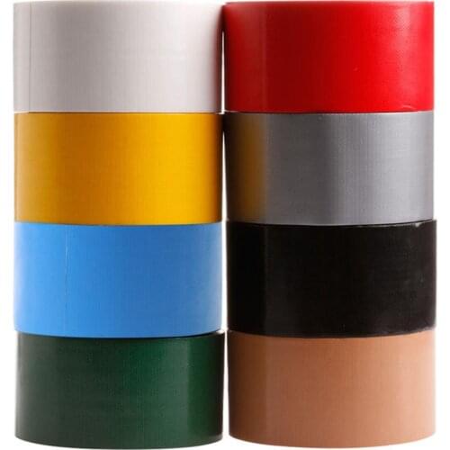 10M x 50mm Waterproof Sticky Adhesive Cloth Duct Tape Roll Craft Repair 8 Color